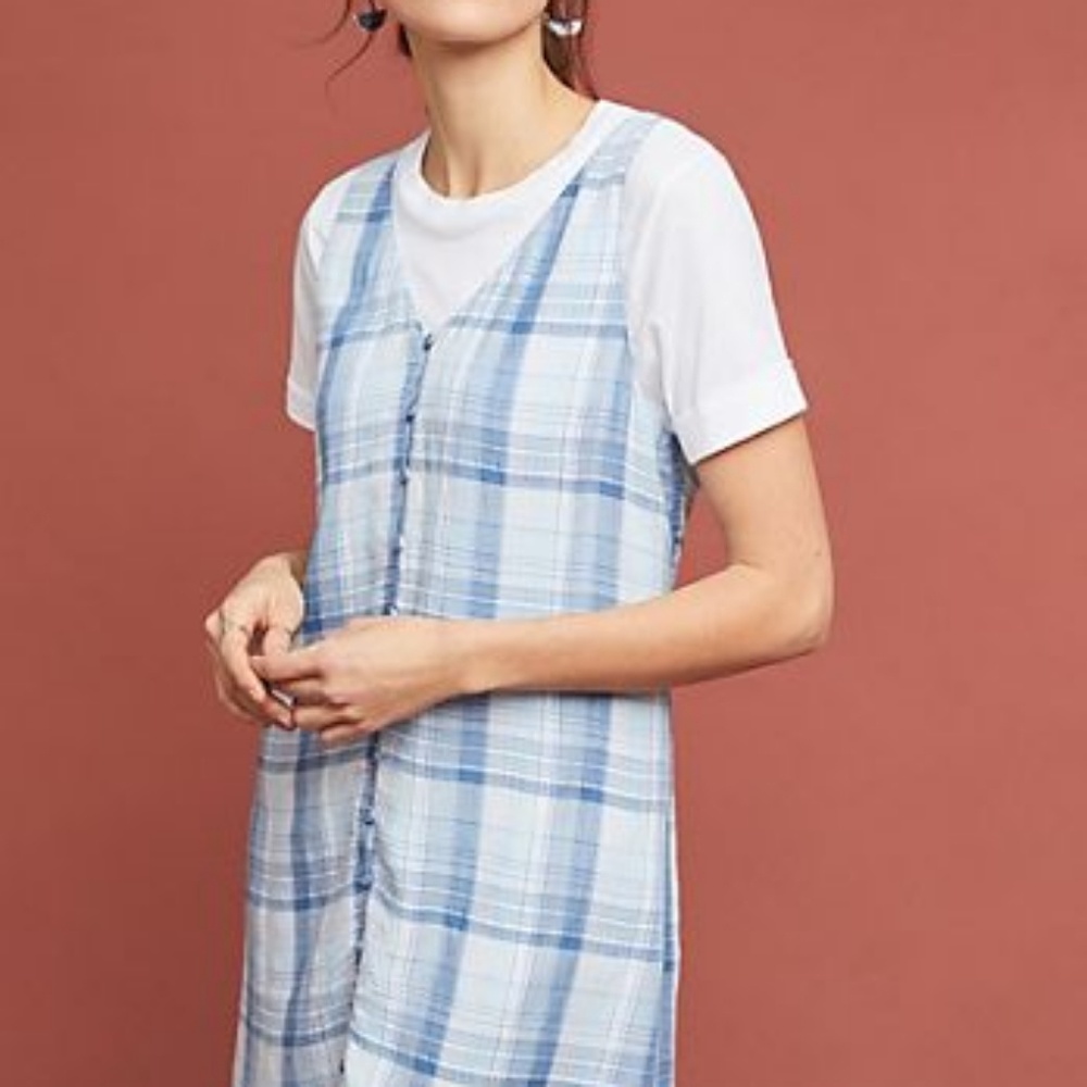 *NWT* cloth and stone button up shirt dress